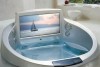 Jacuzzi La Scala, relajación de lujo con gran pantalla en un spa de película